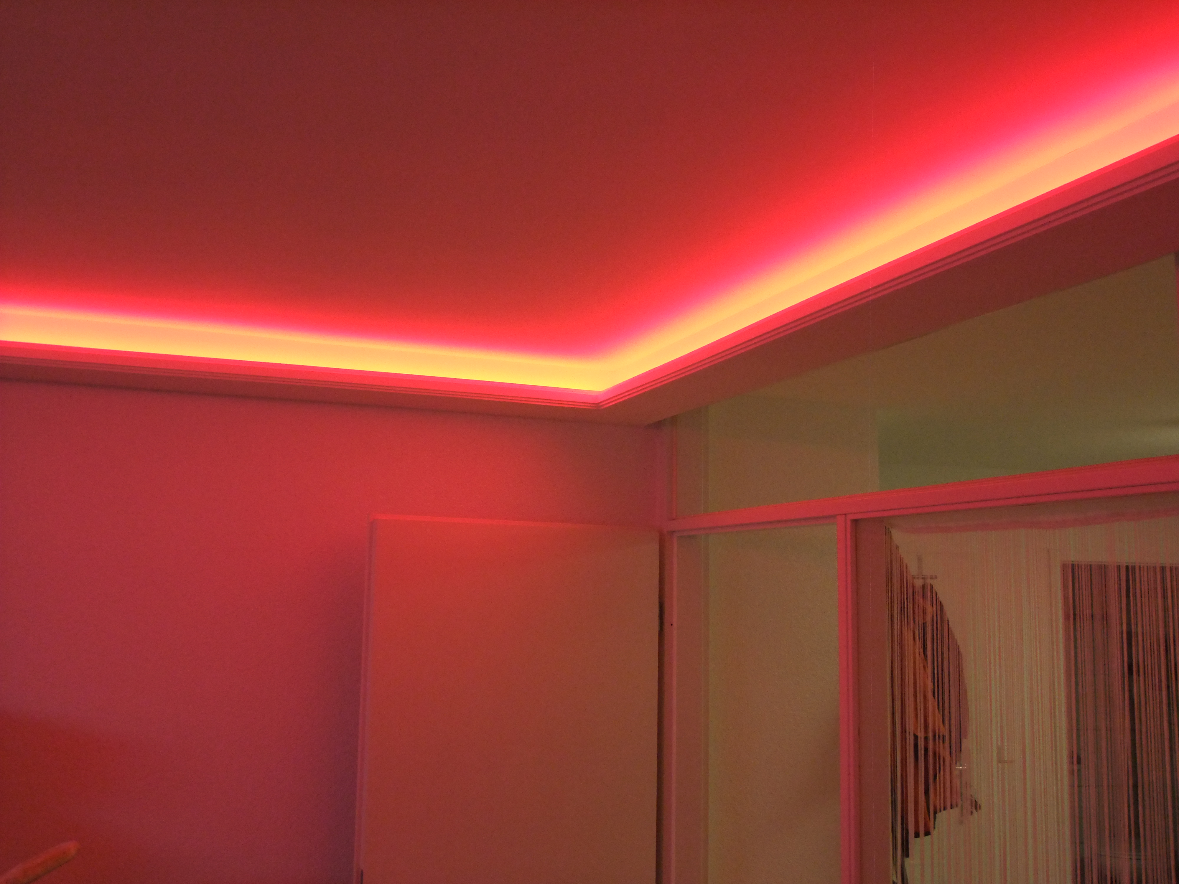 1 meter indirekte beleuchtung led lichtprofile wand & decken ...