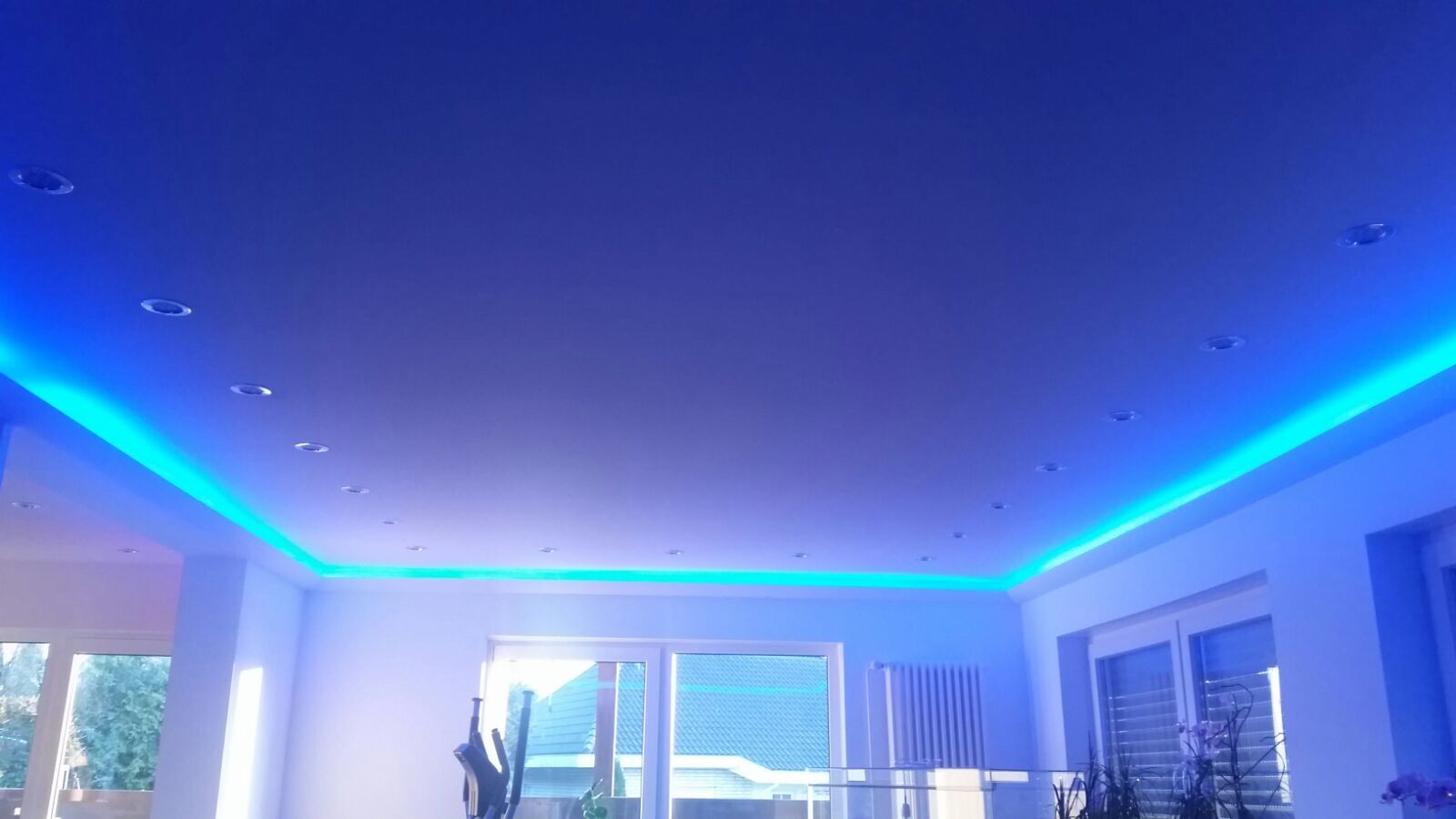 1 meter indirekte beleuchtung led lichtprofile wand & decken ...