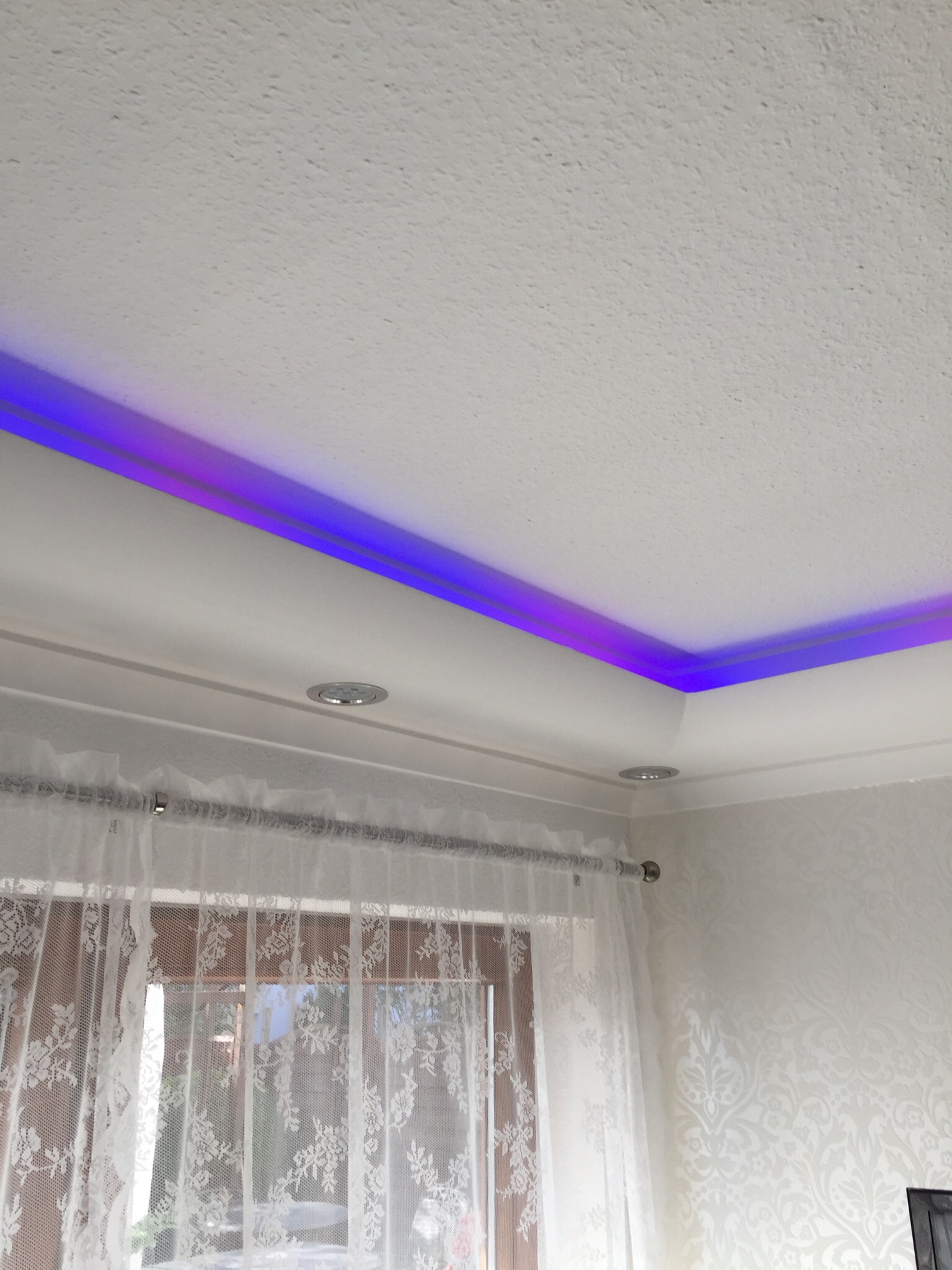 1 meter indirekte beleuchtung led lichtprofile wand & decken ...