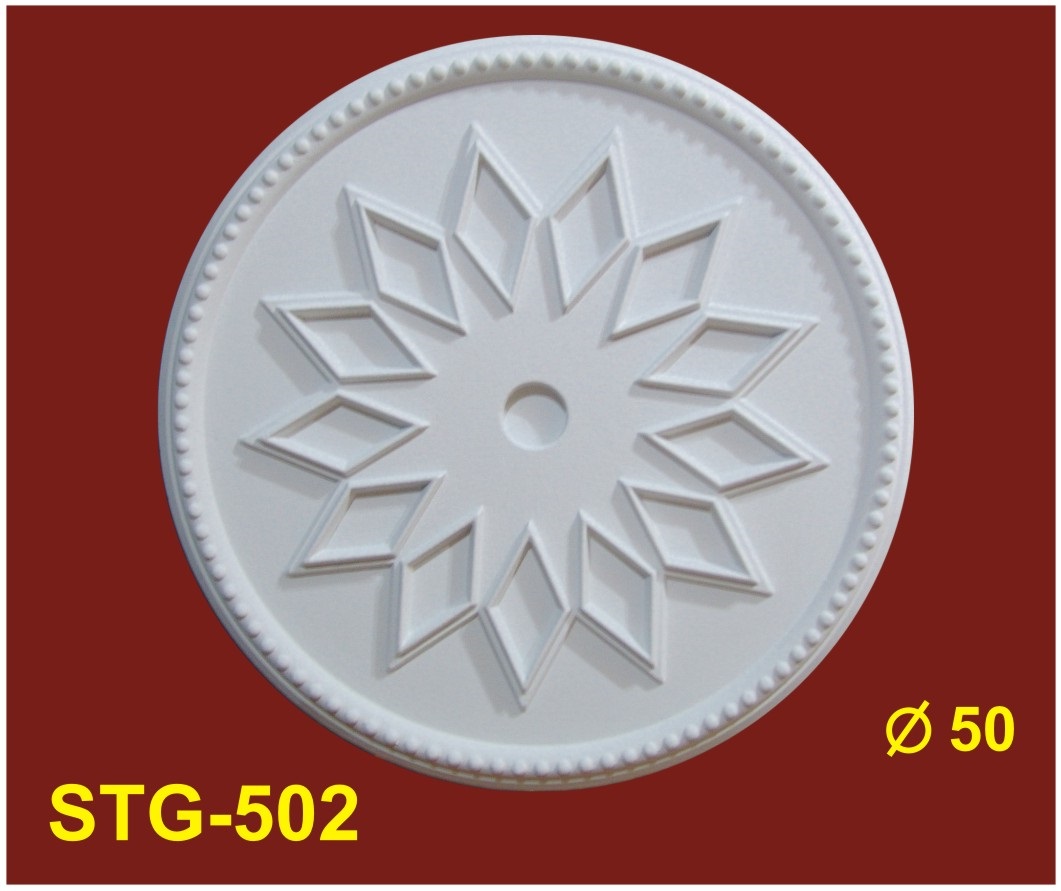 60cm Deckenrosette Zierrosette Schirm Zierleisten Stuck 